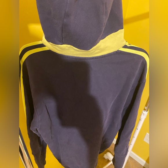 ADIDAS NASHVILLE SC ANTHEM TRAVEL HOODIE, BLUE - Picture 4 of 8